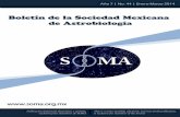 €¦ · - Observatorio del Roque de los ... Por Guadalupe Cordero Tercero Boletín de SOMA ... corteza terrestre de 4,400 millones de años (Ma) obtenida por el método U-Pb