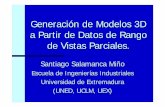 Generación de Modelos 3D a Partir de Datos de Rango … · Red Temática “TAVARCA” Alicante, 22-23 de Noviembre de 2001 Generación de Modelos 3D a Partir de Datos de Rango de