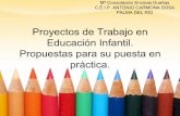 Proyectos de Trabajo en Educación Infantil. Propuestas ...redes.cepcordoba.org/.../0/ProyectosTrabajo-Puestaenpractica.pdf · Proyectos de Trabajo en Educación Infantil. Propuestas