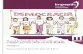 INDICE - Instituto Morelense de Procesos Electorales y ...impepac.mx/wp-content/uploads/2015/05/Manual-para-Consejos.pdf · • Acta circunstanciada de la recepción de paquetes electorales