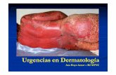 Urgencias en Dermatología - dep4.san.gva.es · Objetivo Reconocer y manejar inicialmente los cuadros cutáneos más graves, principalmente en pacientes pluripatológicos.
