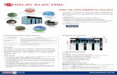 RMU DE AISLAMIENTO SOLIDO - promelsa.com.pe · de ventajas: Son celdas en 12 kV para distribución eléctrica secundaria, de ... 15. Cajuela de control Aplicación Protección ambiental