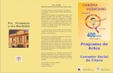 Año Jubilar 400 Aniversario del Carisma Vicencianocomedortriana.org/novedades/triptico400.pdf · FEBRERO - Eucaristía Apertura del 400 aniversario Igesia de los Padres Paules (Para
