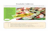 Ensalada California · La inspiración para esta ensalada me vino de la comida japonesa, exactamente de los rollitos de sushi ... - 1 Zanahoria mediana