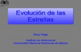 Evolución de las Estrellas - astroscu.unam.mx · Dany Page Evolución de las Estrellas Universum, 24 de noviembre, 2007 Evolución de las Estrellas 3 Introducción La Física de