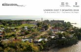 LOGROS 2107 Y DESAFÍOS 2018 - rionegro.gub.uy · de amortiguación del río Uruguay con apoyo de CPCN. Conservación preventiva y puesta en valor