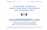 Comitè d’Ètica dels Serveis Socials de Catalunya Θlesguard.cat/wp-content/uploads/2017/07/Guia_proteccio_suport... · L'EXERCICI DE LA CAPACITAT Θ. 2.1. NORMATIVA . El contingut