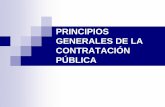 PRINCIPIOS GENERALES DE LA CONTRATACIÓN … · Principios recogidos en la normativa de Ecuador ... Para la aplicación de esta Ley y de los contratos que ... para los proveedores