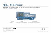 Manual de Operación de la Incubadora de Plaquetas · 2018-08-08 · 10.2 Configurar un agitador de plaquetas para su uso en una Incubadora Horizon Series (Opcional) ..... 19 ...