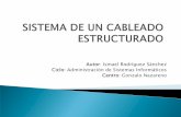 Autor: Ismael Rodríguez Sánchez Ciclo: Administración de …informatica.gonzalonazareno.org/proyectos/2008-09/... · 2018-06-21 · El cableado estructurado consiste en el tendido