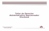 Taller de Derecho Administrativo Sancionador Electoral. Andres Vazquez Murillo.pdf · debe realizarse conforme a los criterios de idoneidad, necesidad y proporcionalidad. ... electoral
