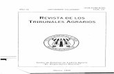 REVISTA DE LOS TRIBUNALES AGRARIOS · todos los tratados que estén de acuerdo con la misma, celebrados . y . que se celebren por el Presidente de la Repúblicd, con aprobación del