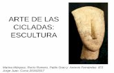 ARTE DE LAS CICLADAS - IES JORGE JUAN / San …iesjorgejuan.es/sites/default/files/apuntes/geografiaehistoria... · ARTE DE LAS CICLADAS: ... de detalles. Las cabezas ovales y alargadas,