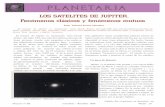 LOS SATELITES DE JUPITER. Fenómenos clásicos y … · produce una aceleración de la orbita de Io dificultando el calculo de las efemérides. Lieske basándose en 8800 observaciones