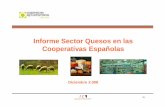 Informe Sector Quesos en las Cooperativas Españolas · una tiene un proyecto para abrir una tienda, y la otra al ser de segundo grado, las cooperativas asociadas ya la tienen. -