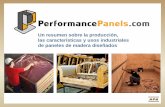 Un resumen sobre la producción, las características y … · las características y usos industriales de paneles de madera diseñados . Proceso de Fabricación . Resistencia y Rigidez
