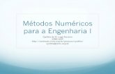 Métodos Numéricos para a Engenharia I - ICMCconteudo.icmc.usp.br/pessoas/cynthia/cursos/2017/sme0301... · utilizar métodos numéricos na calculadora e no computador ... 1 06/03