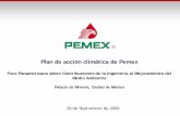 Plan de acción climática de Pemex - Inicio | Academia de ... · Participación en el diseño del sistema cap ... quemadores en calderas CB-1, CB-2 y CB-3 por quemadores de ... Instalación