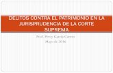 CUESTIONES PROBLEMÁTICAS DE LOS DELITOS CONTRA EL PATRIMONIO · 66.5% de las denuncias presentadas eran por delitos contra el patrimonio. ... graves, dejando en el plano de las faltas