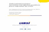 Telecomunicaciones: Servicios con efectos positivos …dirsi.net/sites/default/files/DIRSI_09_MARTA_MEX_01_0.pdf · Existe un amplio nivel de consenso a nivel internacional, en esferas