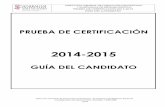 PRUEBA DE CERTIFICACIÓN - web.eplasalle.esweb.eplasalle.es/wp-content/uploads/2016/01/Guia_candidato_2015.pdf · • Curso 2013/14, se implantan los niveles C1 y C2 en la Disposición
