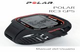 POLAR RC3 GPS - Support · ESPAÑOL. 1. INTRODUCCIÓN ¡Enhorabuena por la compra de tu training computer Polar RC3 GPS ... Conecta el training computer a tu ordenador con uncable