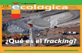 ¿Qué es el fracking - lajornada.digitallajornada.digital/uploads/suplementos/2018/02/1811.pdf · Las operaciones de frac-king comienzan con la ex-tracción y procesamiento de ...