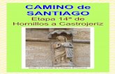 CAMINO de SANTIAGO · Perspectiva de la colegiata con sus dos portadas Ex Colegiata de Santa María del Manzano de Castrojeríz. Fachada de la colegiata Nuestra Señora del Manzano