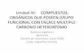 Unidad IV: COMPUESTOS ORGÁNICOS QUE …quimicaorganica.me/wp-content/uploads/2016/06/Unidad-4.1.pdfÁcidos carboxílicos Representaciones del grupo ácidos carboxílicos. El nombre