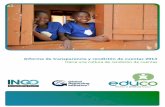 Informe de transparencia y rendición de cuentas 2014 · Un agradecimiento especial a los equipos de Educo que han colaborado con este informe en Bangladesh, Benín, Bolivia, Burkina