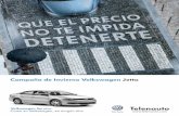 Campaña de Invierno Volkswagen Jetta - telenauto.com · 5C6071126 Juego de portacargas básico ranura en T. Perﬁl de aluminio, sistema cierre antirrobo, 2 uds. Jetta (A6) 2011