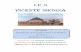 I.E.S VICENTE MEDINA · Distribución horaria de las unidades didácticas. ... Daniel Ayala. Archena es el centro de la comarca que se conoce como "El Valle de Ricote", que incluye