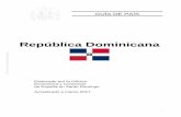 Informes de Secretaría:Guía de País · GUÍA DE PAÍS República Dominicana Elaborado por la Oficina Económica y Comercial de España en Santo Domingo Actualizado a marzo 2017