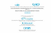 EXAMEN PERIÓDICO UNIVERSAL 2017 REPÚBLICA … · Coalición de organizaciones para el Examen Periódico Universal Tercer Ciclo - Argentina 2017 ... (Marruecos y Grecia),99.59 (Canadá),99.66