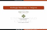 Morfología Matemática en Imágenes - Departamento de ...hfranco/proc_imag/pi_clase18.pdf · Morfología Matemática Operaciones de conjuntos aplicadas a imágenes binarias Sean
