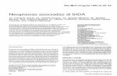 Neoplasias asociadas al SIDA - rmu.org.uy · Neoplasias asociadas al SIDA CUADRO 1. Tipos de cáncer en la población de pacientes VIH positivos estudiada. Tlpo de neoplasias y dlstribuchh