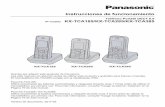 Instrucciones de funcionamiento · 2017-04-28 · de esta marca por parte de Panasonic Corporation está bajo licencia. ... ficado debería realizar reparaciones del mismo. ... B.