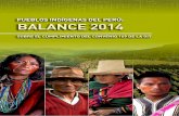 PUEBLOS INDÍGENAS DEL PERÚ: BALANCE 2014 · cumplimiento de los derechos colectivos de los pueblos indígenas considerando los avances y retrocesos en los cambios normativos, en
