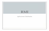 RMI - aulavirtual.um.es · Aplicaciones Distribuidas . 2 Contenido ... • 1. Definir la interface remota • 2. ... 11/30/2011 9:51:57 AM ...
