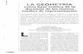 1 1 - institucional.us.esinstitucional.us.es/revistas/EGE/EGE_3/ege-03-la-geometria-como... · cia de la geometría descriptiva en las escuelas de Arquitectura y Arquitectura Técnica;