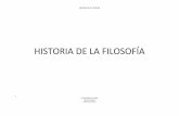 HISTORIA DE LA FILOSOFÍA - iesalfonsox.esiesalfonsox.es/wp-content/uploads/2015/09/HISTORIA-DE-LA-FILOSOF... · Destacan las aportaciones de los primeros ... Principal discípulo