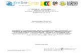 REPUBLICA DE COLOMBIA DEPARTAMENTO DE …emsercota.gov.co/contratacion/CONDICIONES TECNICAS... · 3. preparaciÓn y entrega de la propuesta ... 3.16.1.7 acta de autorización de la
