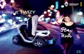 Renault TWIZY - gaursa.com · Renault Twizy supone todo un acontecimiento para el colectivo de profesionales con Twizy Cargo. Útil, 100% útil para los repart os gracias a su gran