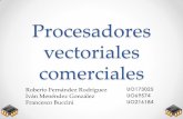 Procesadores vectoriales comerciales - atc.uniovi.es · Procesadores vectoriales comerciales. Sistemas paralelos. Curso 2010-2011 13-Parallel Computer Architecture: A Hardware/Software