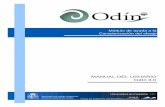 MANUAL DEL USUARIO Odín 3 - SMCe || Sistema de …smc.ihcantabria.es/.../08/Manual-del-usuario-de-Odin.pdf · 2015-10-08 · Módulo de ayuda a la Caracterización del oleaje MANUAL