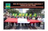 RED DE MUNICIPALIDADES URBANAS Y RURALES DEL PERU · ANALISIS DE LA PARTICIPACIÓN CIUDADANA EN EL PERU ... la Gestión del Riesgo en los procesos de desarrollo; propiciando la ...