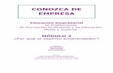CONOZCA DE EMPRESA - OIT/Cinterfor | Desarrollo del ... · Conozca de empresa Módulo 2: ¿Por qué el espíritu emprendedor? 8 FICHA DE LECTURA 1 MÓDULO 2: Tema 1 Funciones del