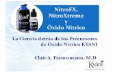 NitroFX, NitroXtreme y Óxido Nítrico · Ø NO Macrófago ( Celulas del Sistema inmunitario que se localizan en los tejidos. Preceden de celulas ... Ø Ayuda a los macrófagos a