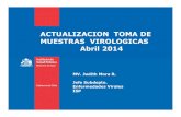 ACTUALIZACION TOMA DE MUESTRAS …¬a.pdf · shock y muerte. Transmitido por O. longicaudatus (*) Recepción 24 horas • Virus Dengue : ... (CaCu). • Estudio brotes Parotiditis