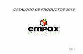 CATALOGO DE PRODUCTOS 2016 - Bienvenido a …grupoempax.com/catalogo_empax.pdf · catalogo de productos 2016 pag. 1 . 10 ml perfumero de bolsillo producto nuevo . tarros doble fondo